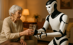 Umělá inteligence a humanoidní roboti v sociálních službách: budoucnost péče?
