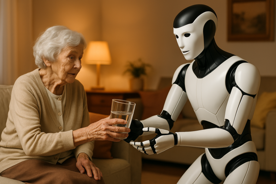 Umělá inteligence a humanoidní roboti v sociálních službách: budoucnost péče?